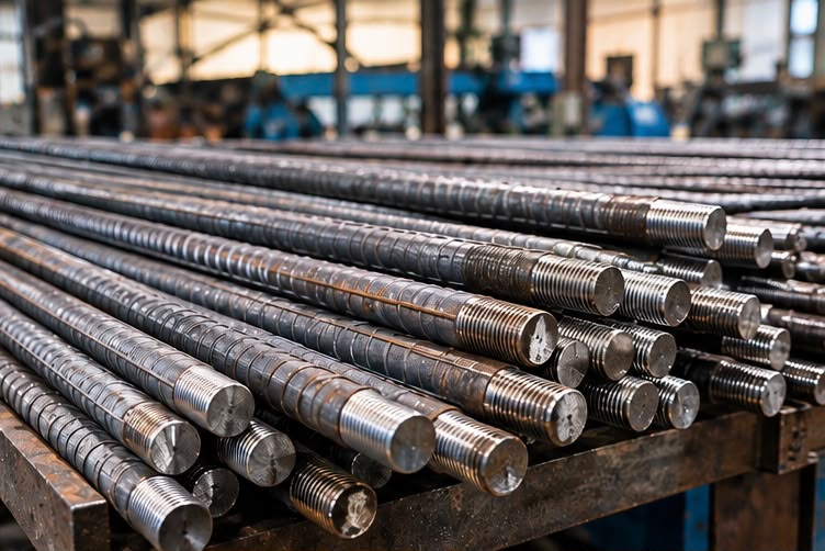 Coupler joint on reinforcing bar